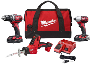 Milwaukee 2691 22 18 volt compact drill and impact driver combo kit