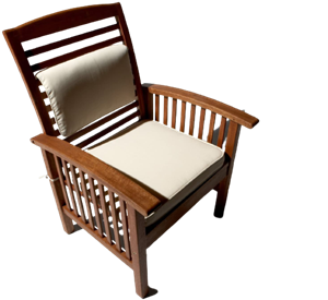 Strathwood gibranta all weather hardwood arm chair 1