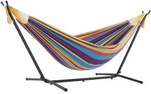 vivere uhsdo9 double hammock with space saving steel stand review