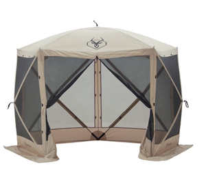 gazelle portable pop gazebo screened tent for 4 persons