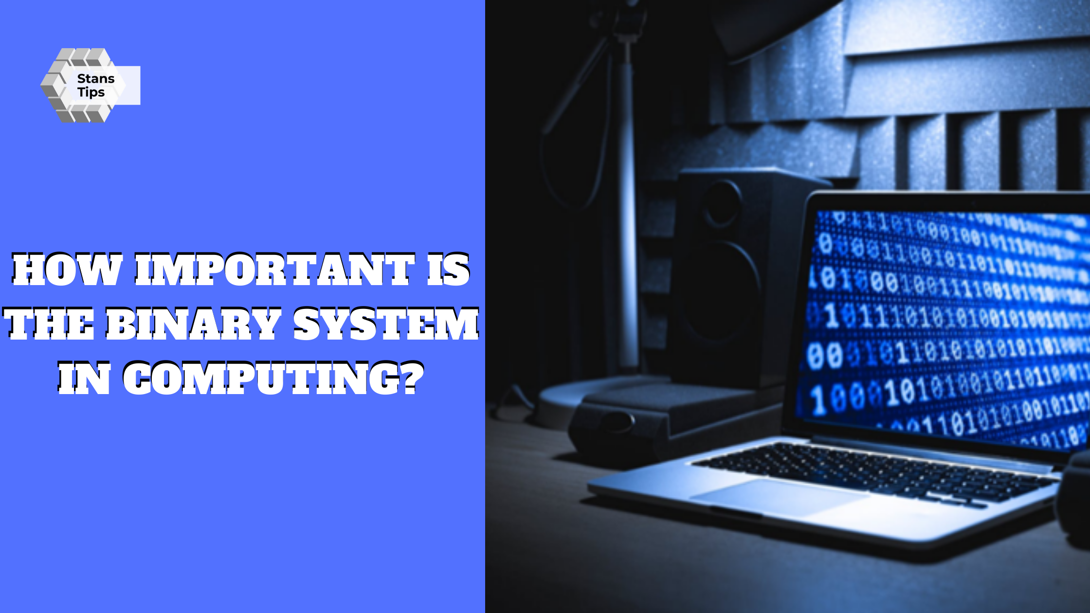 How important is the binary system in computing